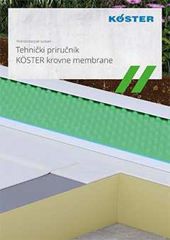 Tehnički priručnik
KÖSTER krovne membrane