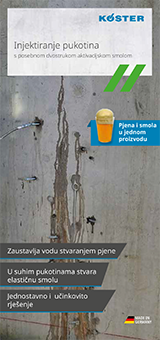 KÖSTER Injektiranje pukotina