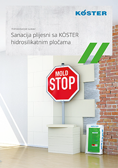 Sanacija plijesni i vlage uz pomoć KÖSTER Hidrosilikatnih ploča